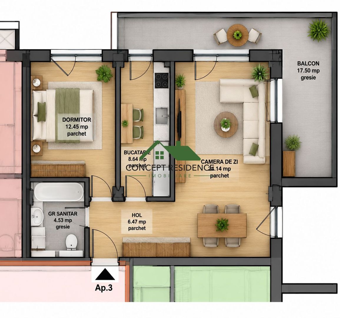 Apartament 2 camere | Comision 0% | Revolution Urban Plaza - Poză 1