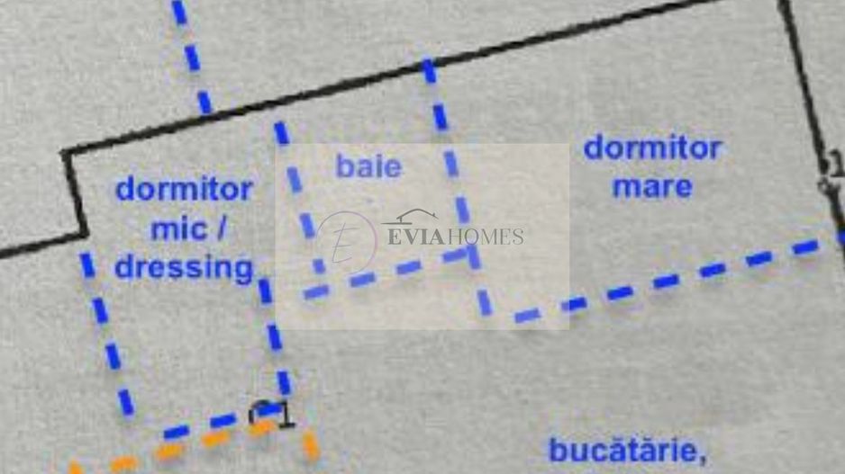 3 camere/ terasă 25 mp/ parcare/ zona Grand Hotel Italia - Schiță 9