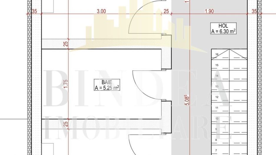 Duplex P+1 106mp utili despartit prin camera tehnica Giarmata - Poză 3