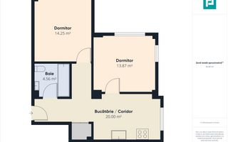 Apartament cu 2 camere in zona Alfa - Poză 7