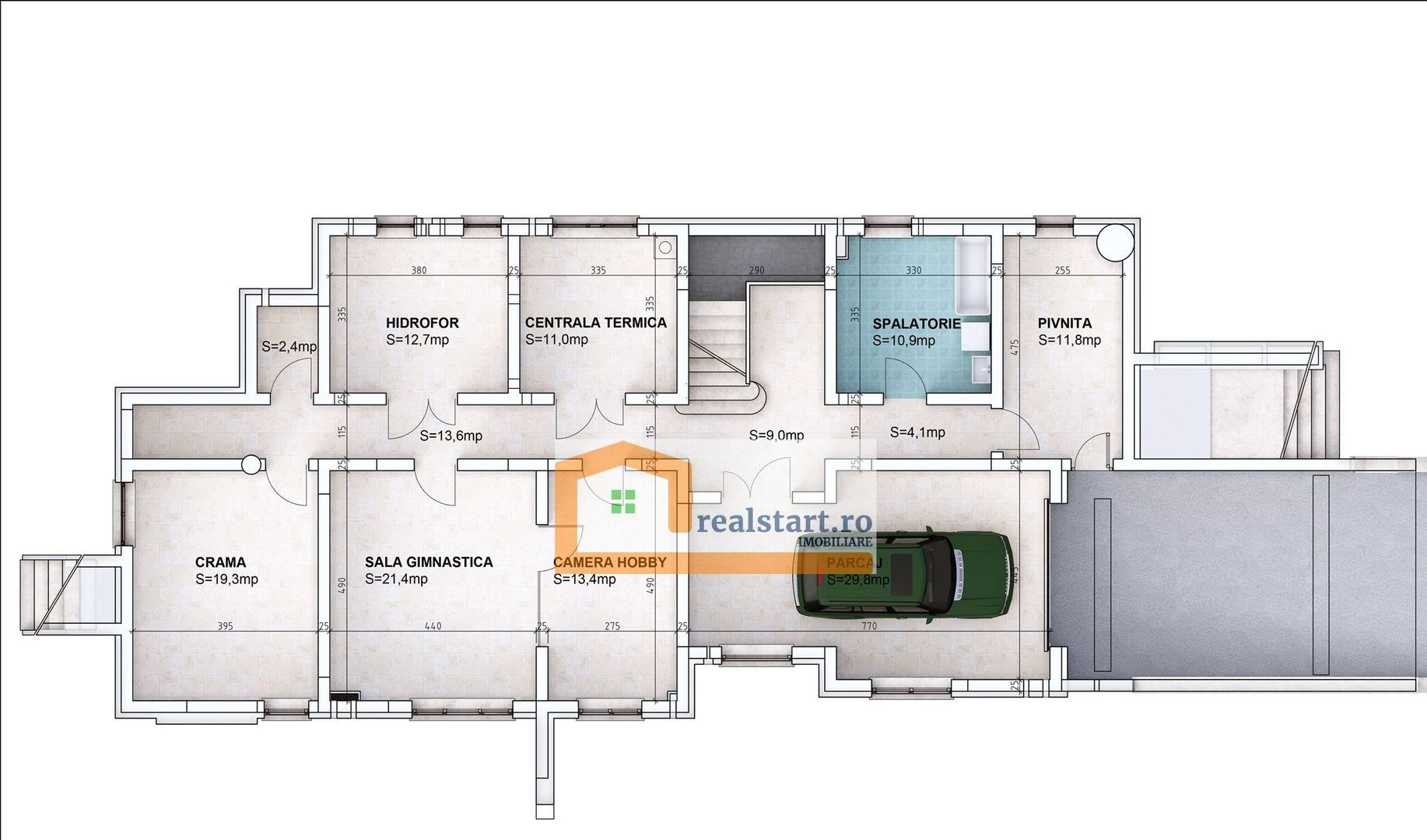 Mogosoaia, Zona de case noi, langa padure, eficienta energetica - Schiță 68