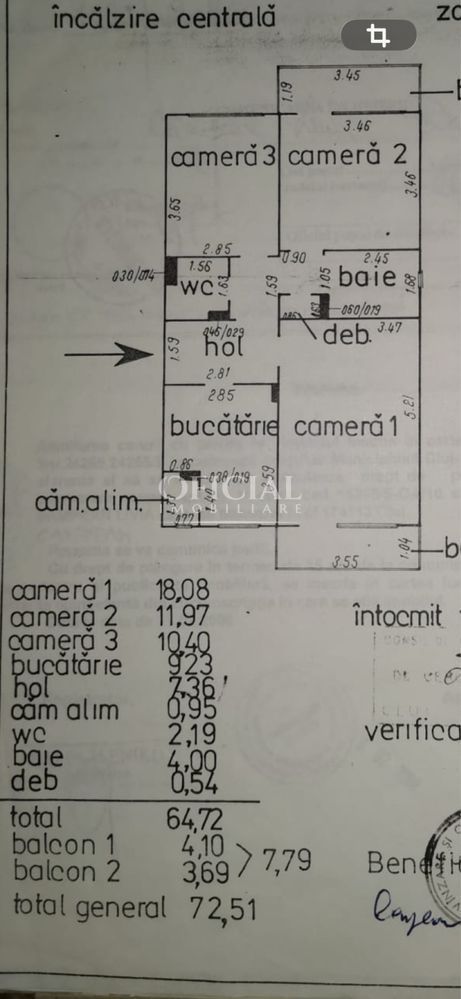 Apartament 3 Camere | 65 Mp | 2 Bai | 2 Balcoane | Zorilor Recuperare - Poză 8