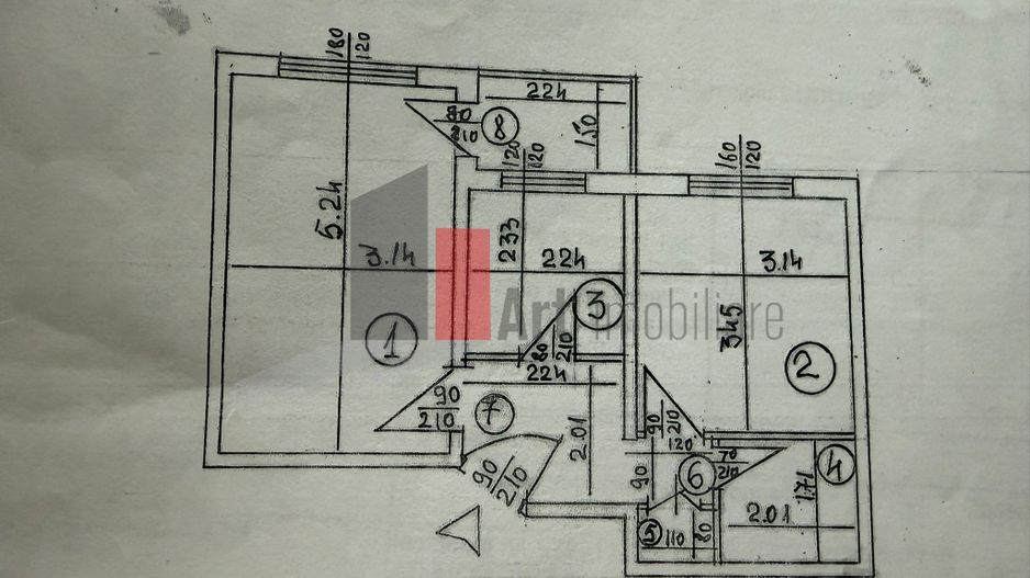 Apartament 2 camere decomandat, et 6/8, bloc reabilitat, Nicolae Grigorescu - Poză 9
