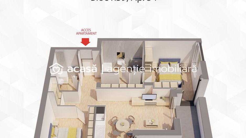 Apartament tip PENTHOUSE la ARED Comision 0 - Poză 2