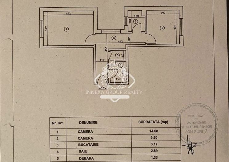Apartament 2 camere - parter I Prelungirea Ghencea - Schiță 7