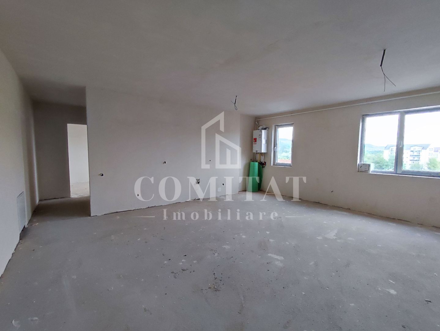 Apartament semifinisat cu 2 camere | Zona Stadionului - Florești - Poză 1