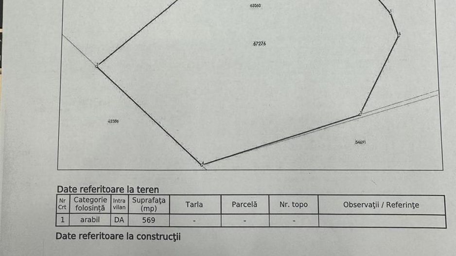 Parcela teren intravilan 682 mp strada Podgoria - Poză 3