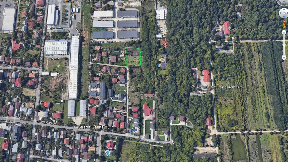 Vand teren ieftin 523 mp, in Voluntari strada Galata 83 - Poză 5