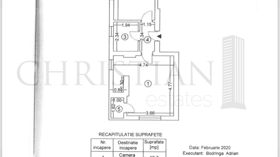 Studio 2 camere - Ranetti Premium Apartments 2021 - Poză 16