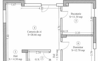 Dumbravita-Kaufland. Etaj intermediar. Bucatarie inchisa - Poză 10