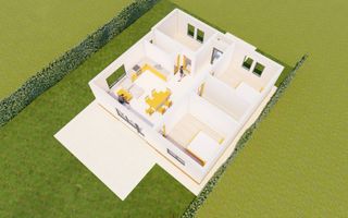 BRASADAS vinde casa NOUA 3 dormitoare 92mp MARTINESTI. - Poză 5