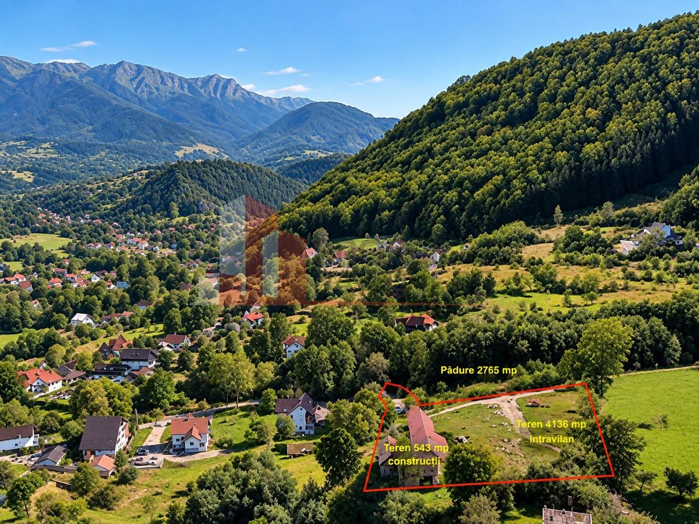 Teren 7.444 mp + casă tradițională în Predeluț–Bran - Poză 5