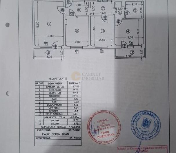 3 camere | Decomandat | 72 mp | Piața Muncii - Poză 12