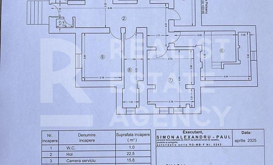 Proprietate exclusivistă cu 2 corpuri de clădire | Grădina Icoanei - Schiță 22
