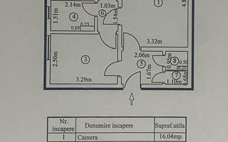 Apartament 2 camere Drumul Taberei - Tudor Vladimirescu renovat modern 2020 - Schiță 13