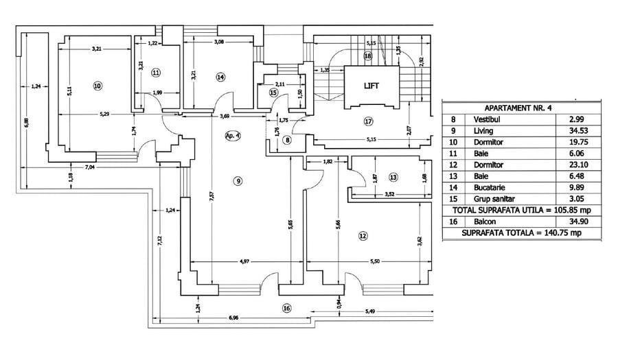Inchiriere apartament 3 camere | Mosilor-Eminescu | Parcare subterana - Poză 14