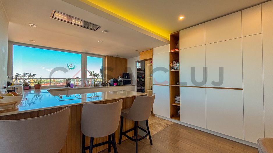 🏙️ PENTHOUSE | PRIVELIȘTE DE EXCEPȚIE | TERASE 260MP | LUX PE DOUĂ NIVELE - Poză 9