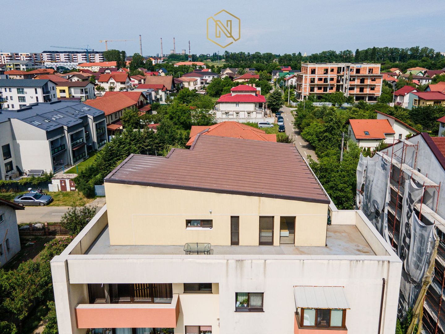 Apartament Giroc, 2 camere | Mobilat & Utilat | Terasa 50 mp & Parcare - Poză 9