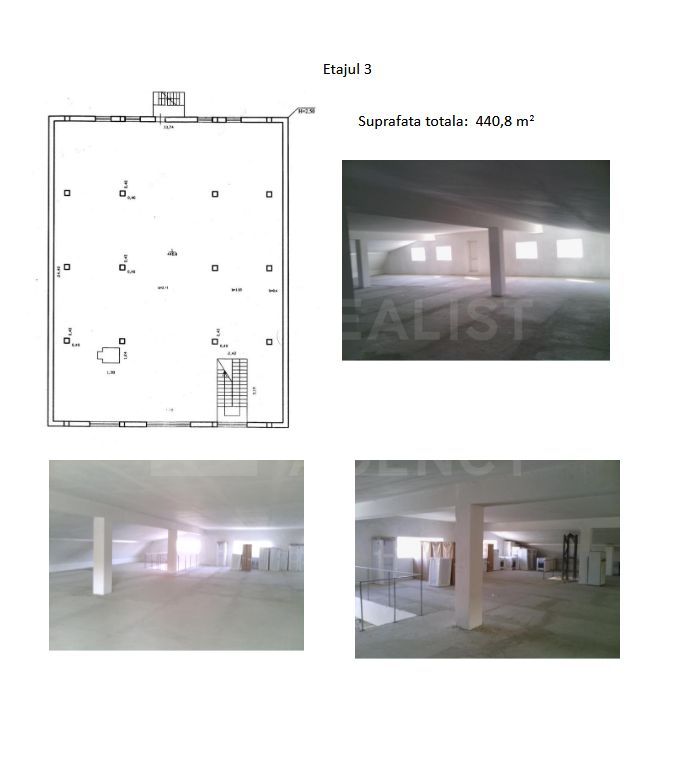 Chirie, spațiu industrial, 464 mp, șos. Muncești, Botanica - Poză 3