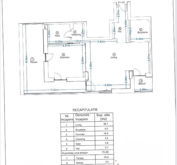 Apartament 2 camere 75mp | Aviatorilor - Kiseleff | Terasa 25mp | Bloc 2022 - Poză 7