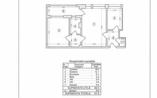 Apartament 2 camere de vanzare Lujerului - Poză 11