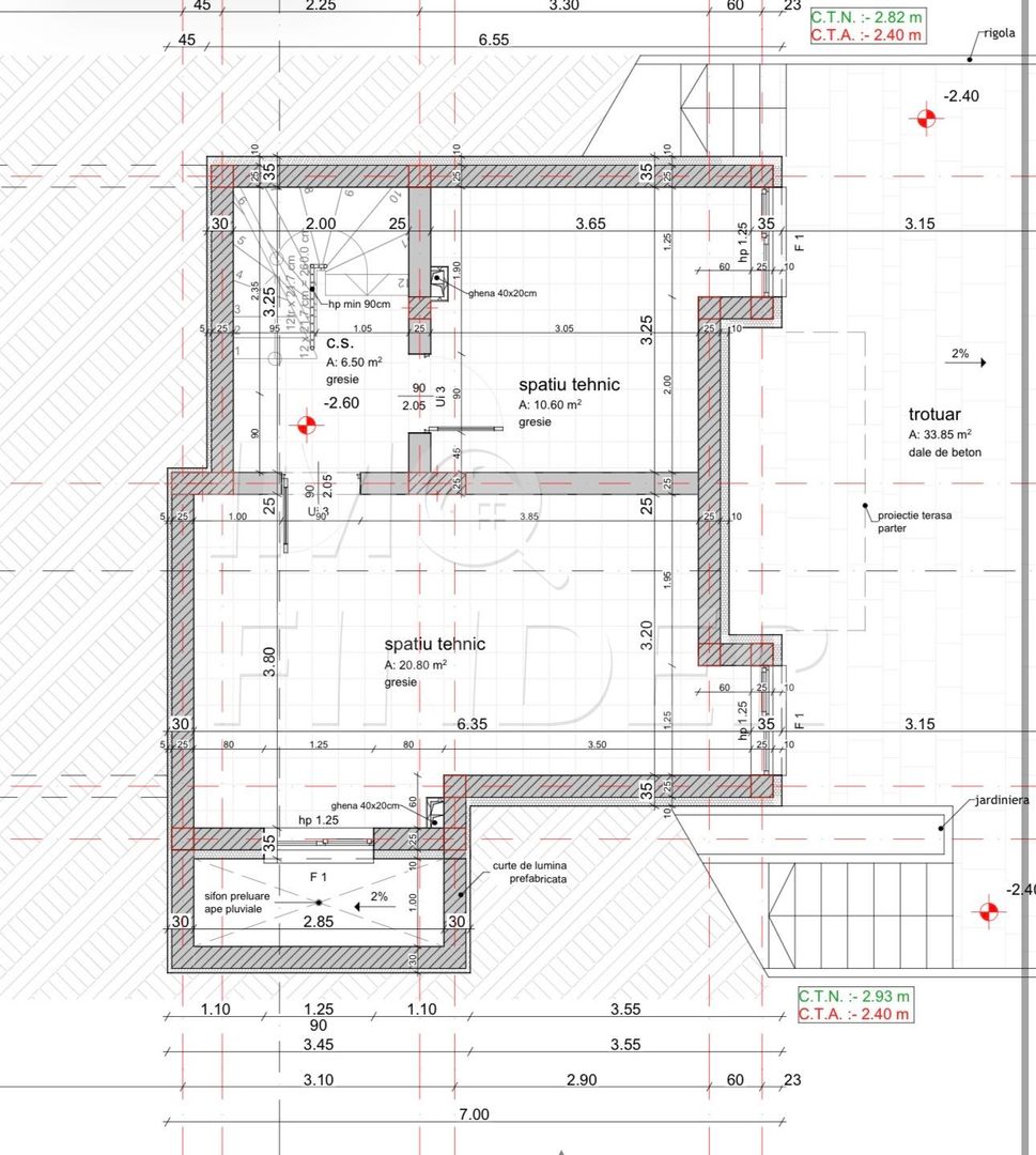 Casă individuală modernă, Floresti, zona Tauti, 146 mp utili, 619 mp teren - Schiță 25