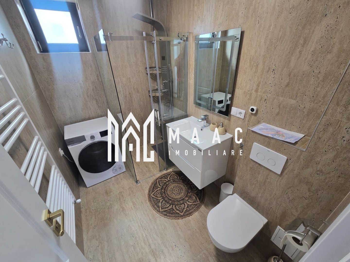 Apartament superb 3 camere 2 bai 2 balcoane Selimbar Lidl - Poză 3