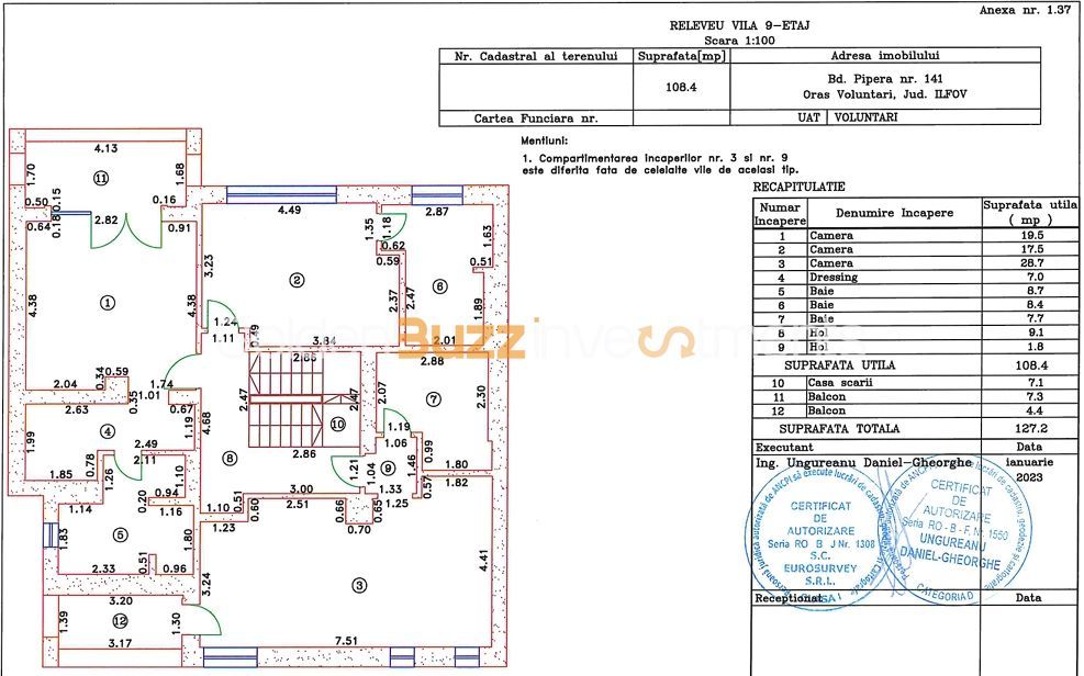 Vila duplex premium cu piscină | Oxford Gardens – Pipera |Lângă pădure - Schiță 21