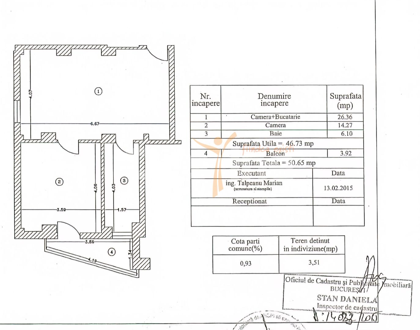 Apartament 2 Camere Premium | Nerva Traian – Timpuri Noi | Bloc 2014 | - Poză 8