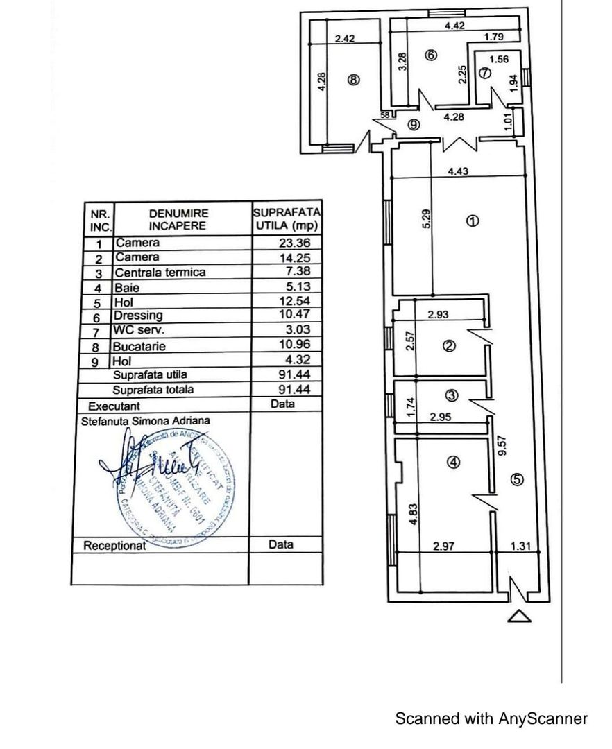 AP. 4 CAMERE PARC BAZILESCU - CURTE 80 MP CADASTRATA, PARCARE,COMIS 0% - Poză 9