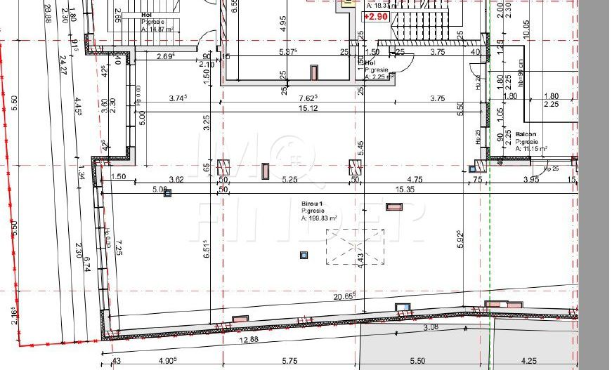 Vanzare spatiu birouri 200 mp, geamuri la strada acces separat, Centru - Poză 2