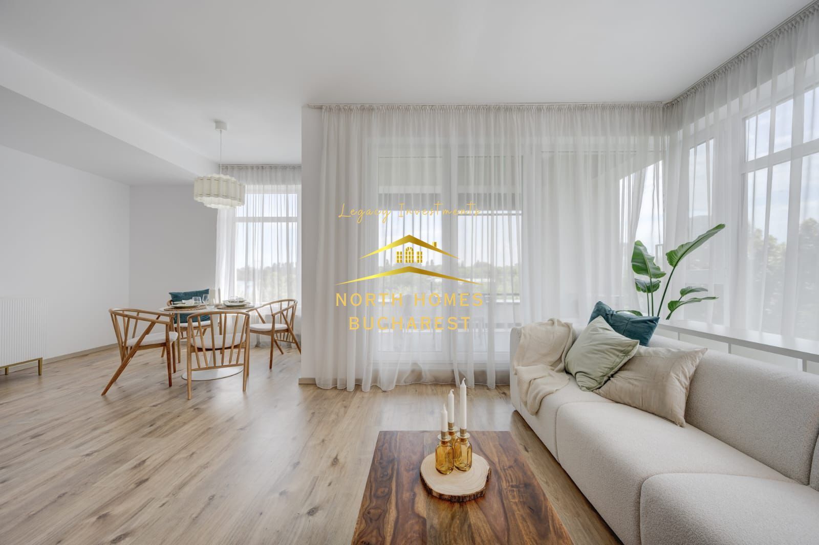 Apartament pentru inchiriat  3 camere -Laguna Residence -PARCARE +BOXA - Poză 3