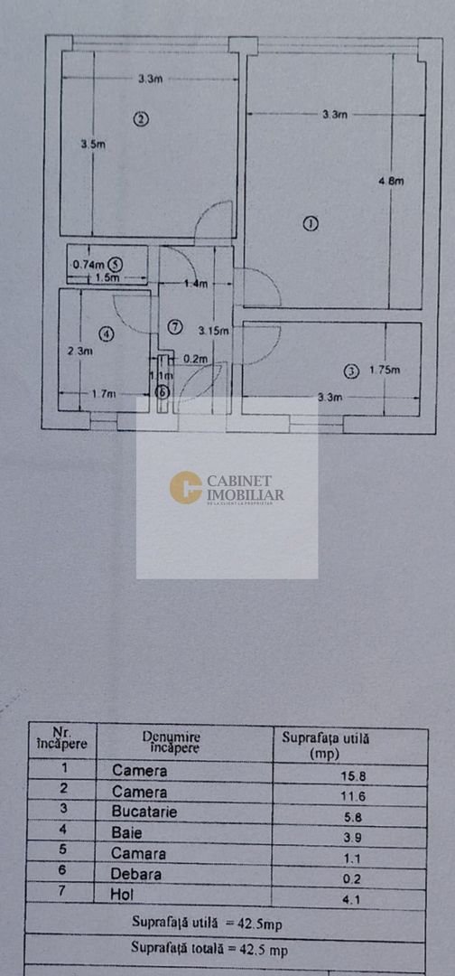 Cismigiu  |  Creditabil  | Decomandat |  De Renovat - Poză 8