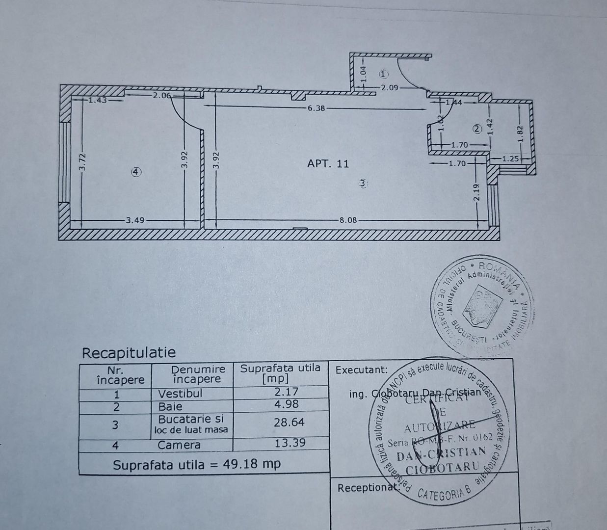 Apartament cu 2 camere de vânzare în zona Aparatorii Patriei - Poză 13