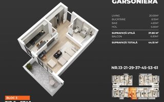 1 Minut Metrou Bercen!! Garsonieră  45 mp Decomandată - Poză 5