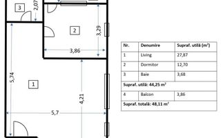 apartament cu 2 camere in sectorul 5 - Poză 9