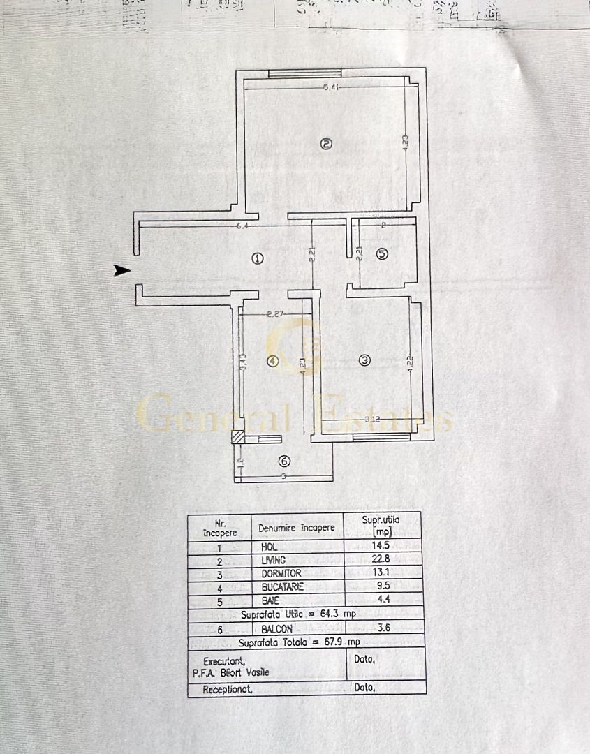 Vânzare apartament cu 2 camere - 68 m.p. Mutare imediată în Tătărași - Poză 15