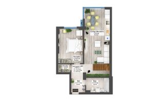 Vânzare - Penthouse zona Copou, 157.05 mp utili + 34.05 mp terasă - Poză 3