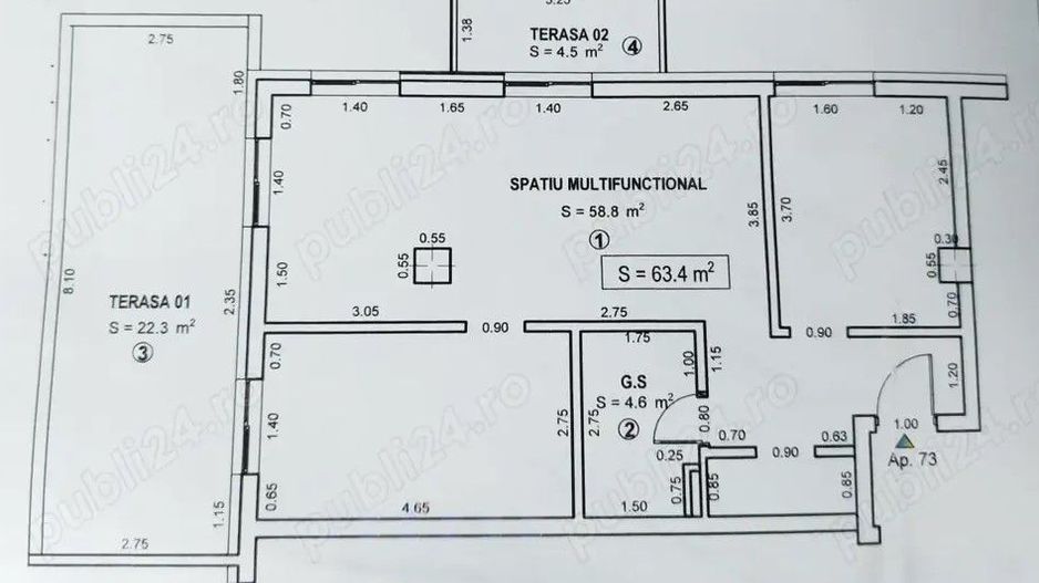 Apartament 3 camere Simion Barnutiu - Poză 10