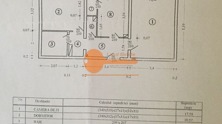 2 Camere 4 minute Metrou Gorjului-Bloc Reabilitat - Poză 9