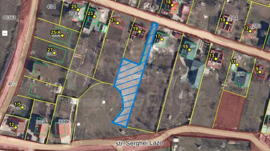 Vânzare teren pentru construcție, 9 ari, str. Artelor, Ciorăscu - Poză 1
