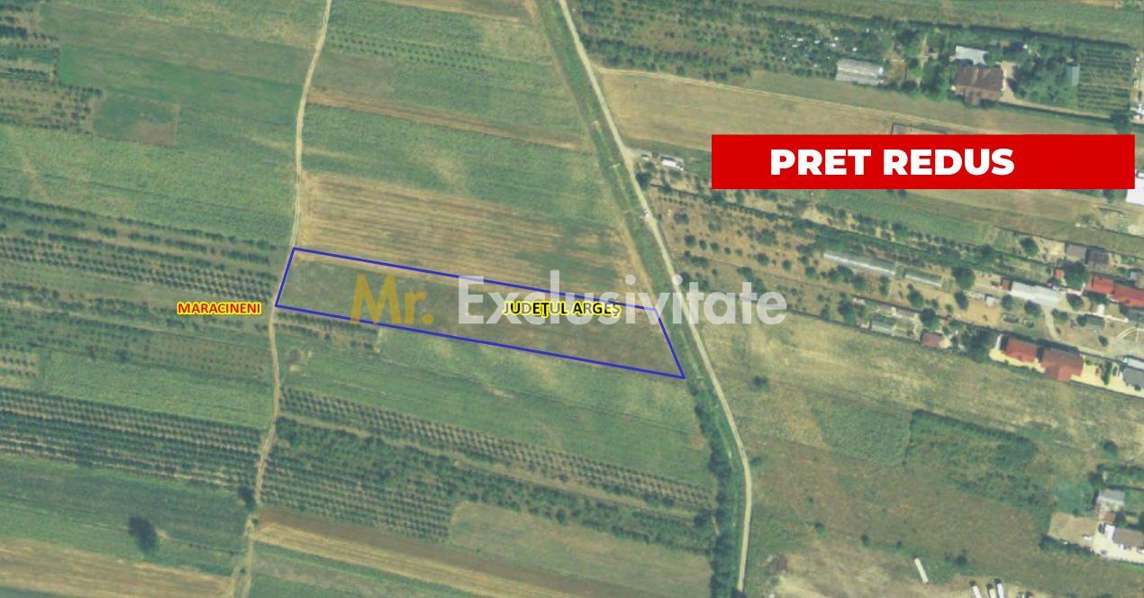 Oportunitate de investitie! Teren intravilan Maracineni 7545 mp - Poză 2