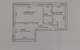 Aparatament 2 camere | Zona Doamna Stanca | 52 mp| - Poză 11
