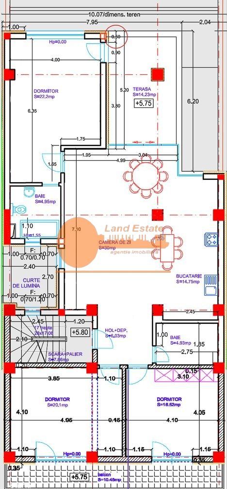 4 camere Domenii - Turda ( loc parcare -2015 ) - Poză 3