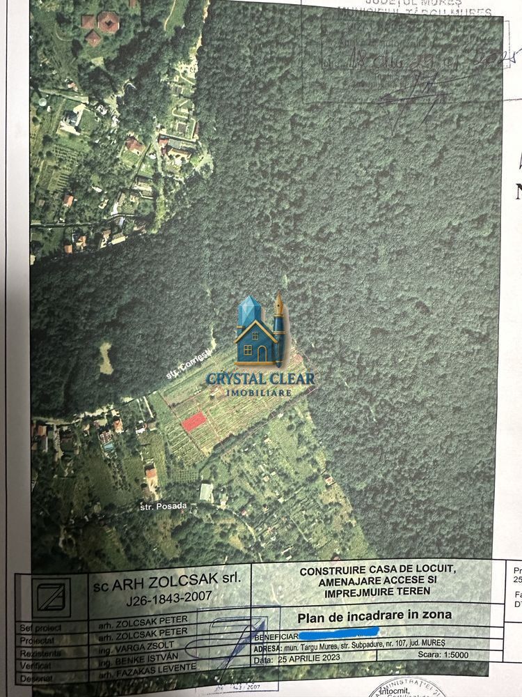 Teren intravilan în suprafață de 550 mp - zona Platou, str. Subpădure - Poză 4