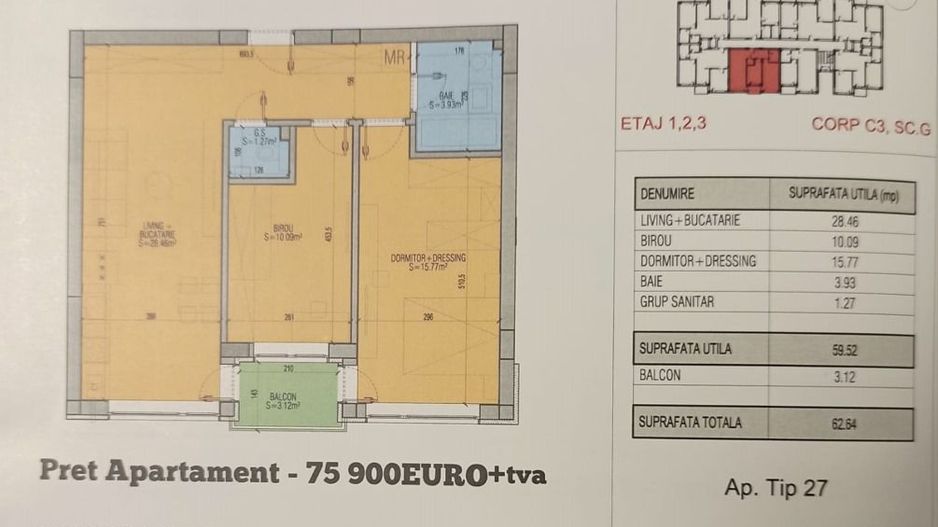 ap3cam,2bai,proiect nou,semicentral,Popesti Leordeni,str. Leordeni - Poză 3