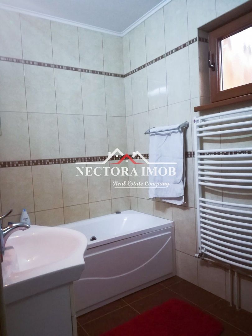 Casa cu etaj 5 camere, 3 bai, 137 mp utili + 961 mp teren, LES,utilata - Poză 13