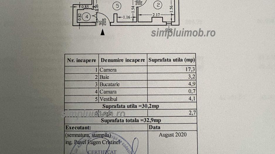 garsoniera decomandata 33mp 1986 Vitan Stadion Olimpia - Poză 6