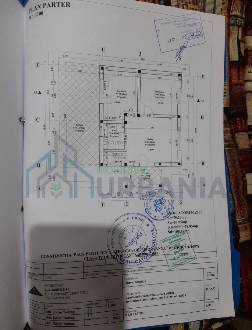 Casă nouă, finisată, cu curte 500 mp, în satul Opriseni, comuna Tutora - Poză 7