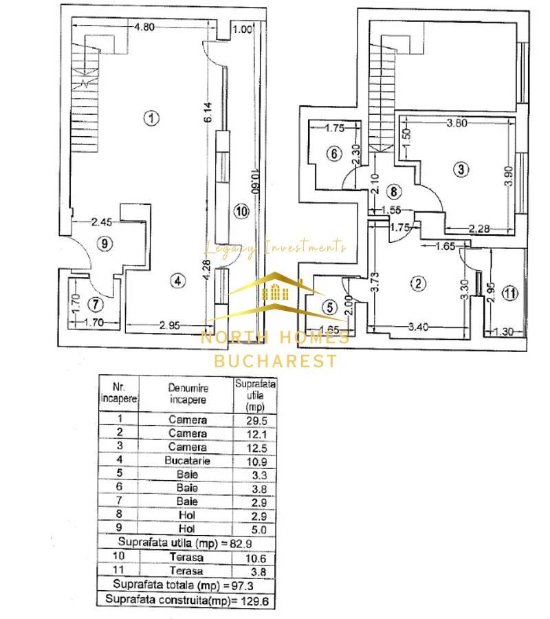 Apartament de 3 camere de tip duplex in zona Aviatiei - Poză 20